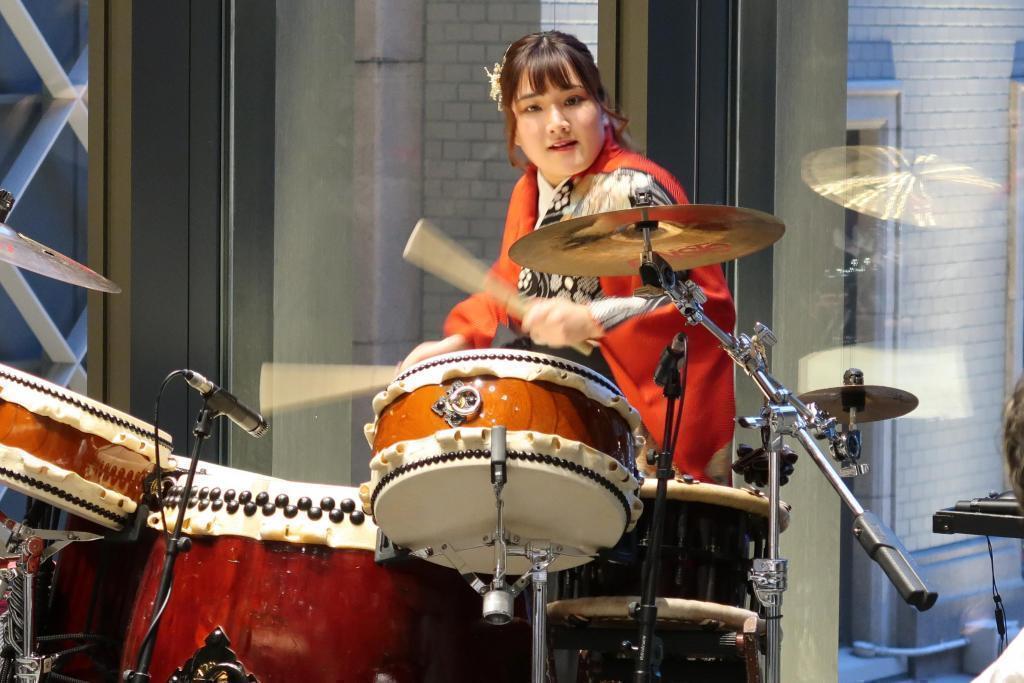 Miyu Kobayashi (Shinobue / wadaiko) Japanese musical instrument unit - Tsubaki - Kyobashi Edgran LIVE CROSSING 2024.1-Japanese music