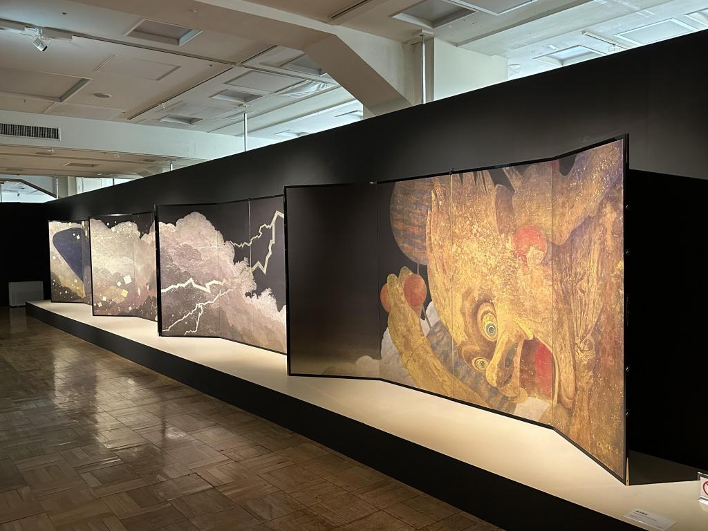  "Eigoku Soryu Toeizan Kaneiji Nemoto Chudo Honnai ceiling picture" Central Hall on the 1st floor of the main building of Nihonbashi Mitsukoshi Main Store