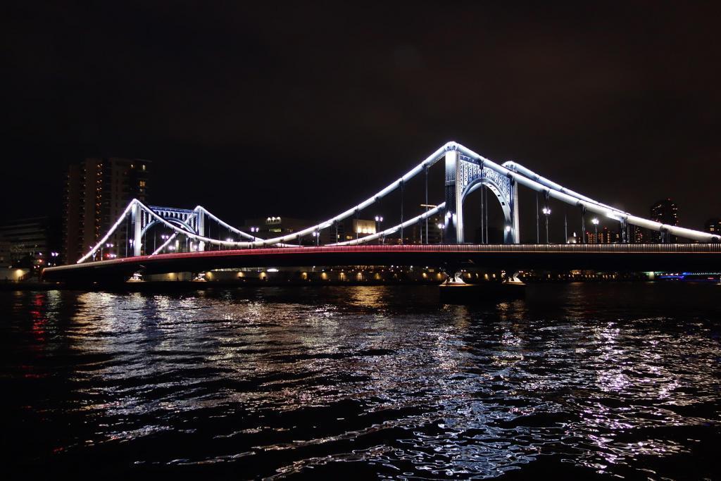  　Night view from Sumida River Terrace (1)