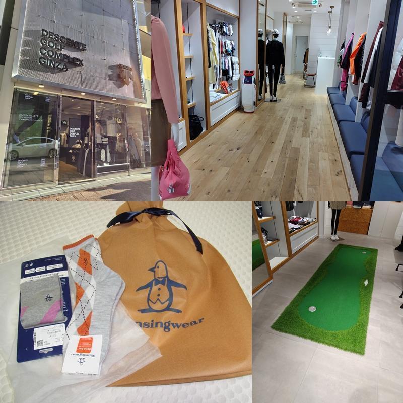  A golf shop in Ginza ★DESCENTE GOLF COMPLEX GINZA