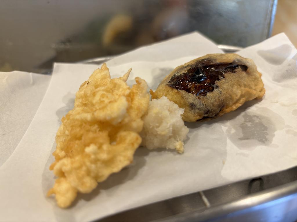 Kisss and eggplants are also good! What is the famous hidden tempura restaurant hidden behind Nihonbashi alley?