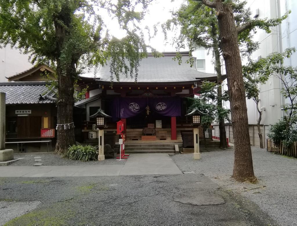 ①　auxiliary shrine Hie-jinja Shrine
1-6-16 Nihonbashi Kayabacho Digital stamp rally will be held until Sunday, March 31!
　This time, how about "Edo Nihonbashi Hatsuno Tour"?
　　~Edo Nihonbashi Hatsuno Tour ~