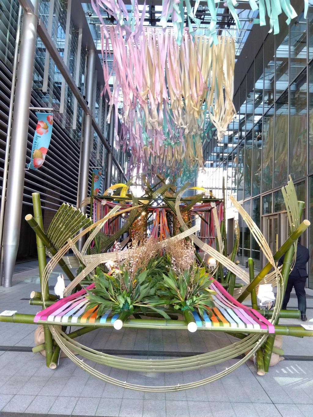  1st anniversary of the opening of Tokyo Midtown Yaesu Flower Art Spring Visit