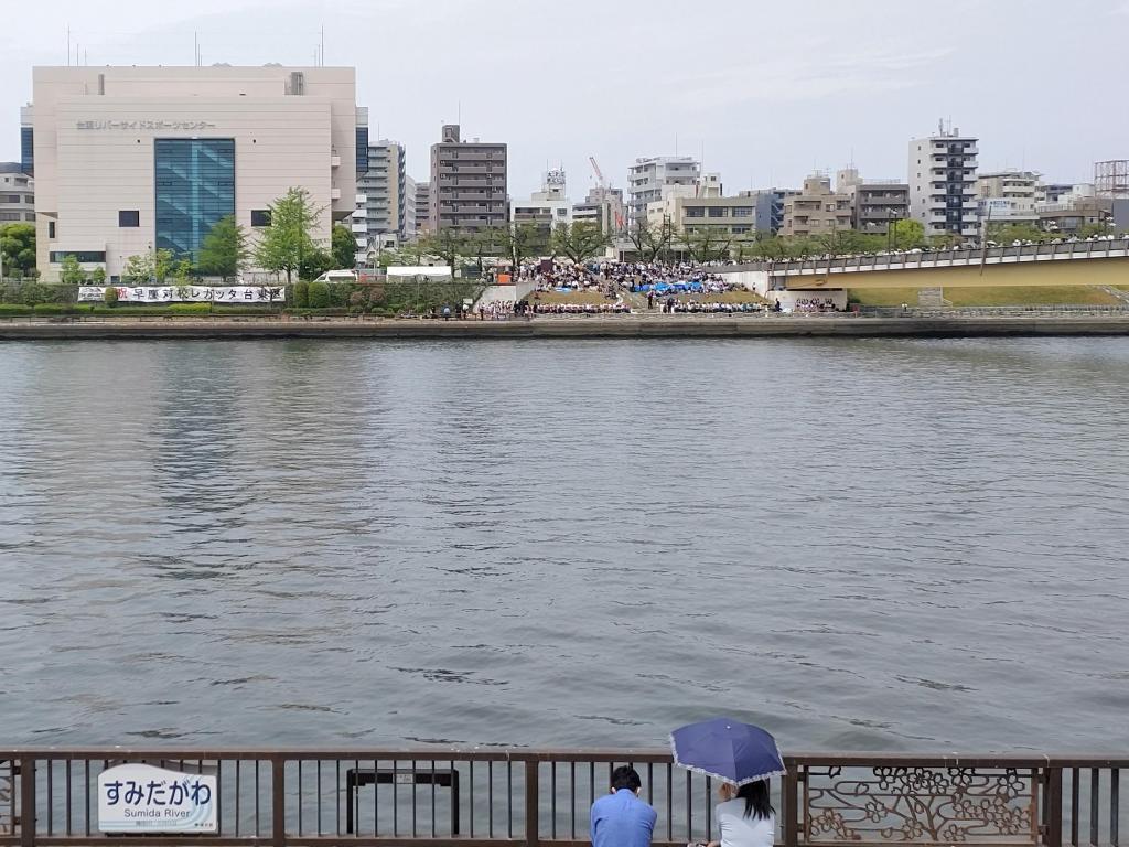 I saw both sides of the river again this year! Waseda-Keio Regatta 2024