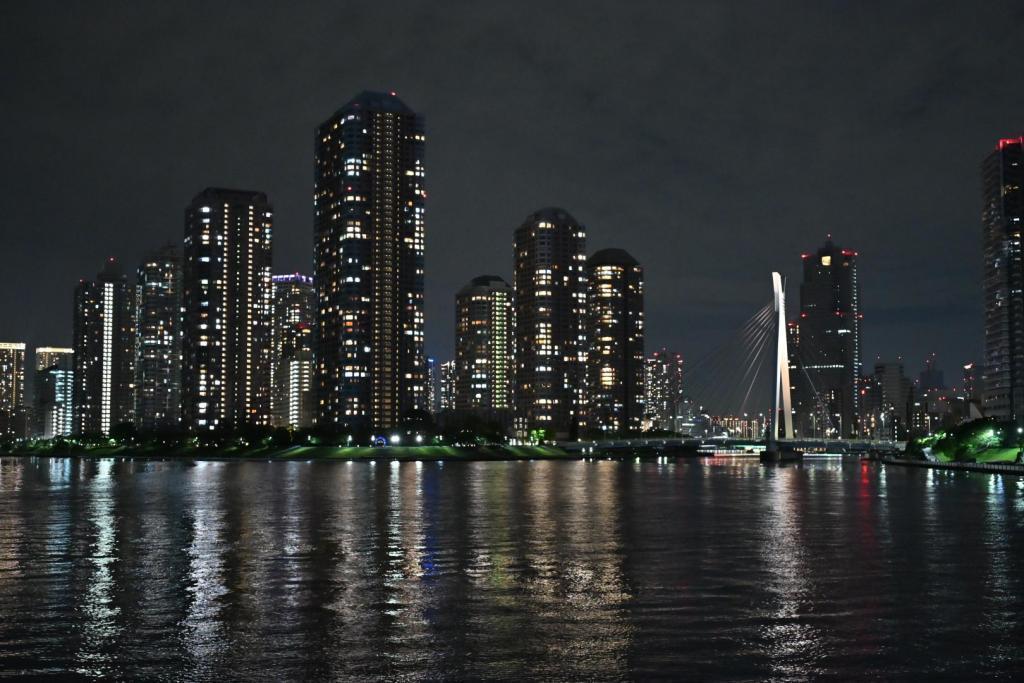  The recommended spot Eitai Bridge, which can be enjoyed at night.