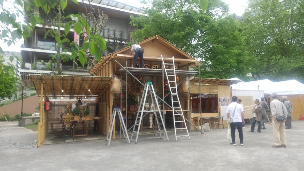 Preparing for Local Main Festival Tepposhu Inari Shrine Imperial Palace in 1184 The first main festival in Reitaisai festival in 6 years From the night of May 2 to the 5th