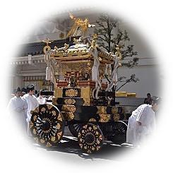  2024 Gojinza 1184 Reitaisai festival Old-fashioned Horriage·Headquarters carrying of miniature shrines