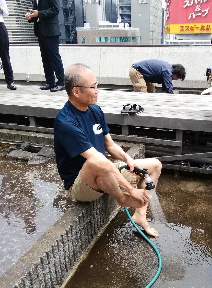  "Hakuzuru Ginza Tenku Farm" This year in 2024 is also rice planting.
　　~ Hakutsuru Sake Brewery ~