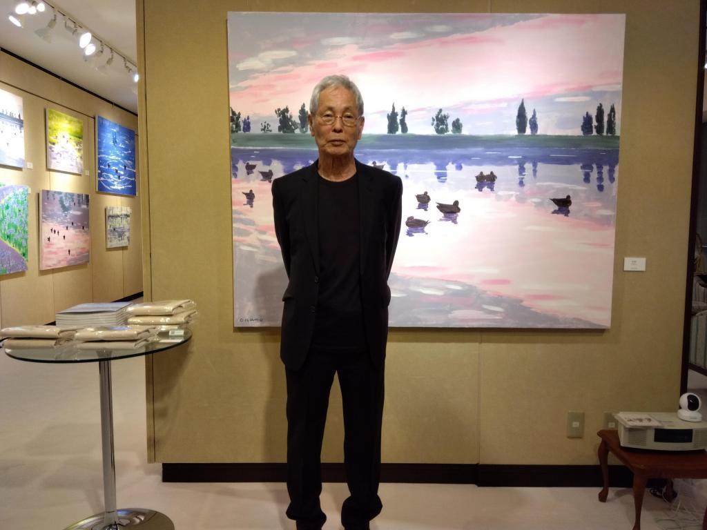 Hiroshi Okano Painter and Art Gallery Night Party Ginza Yanagi Gallery Hiroshi Okano Exhibition Until June 6