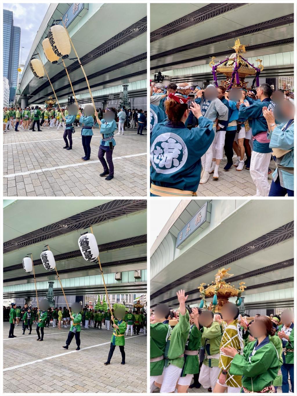 portable shrine parades along Kyobashi 1-chome and Kyobashi 3-chome Chuo-dori (Sanno Festival) Shimomachi Association imperial procession