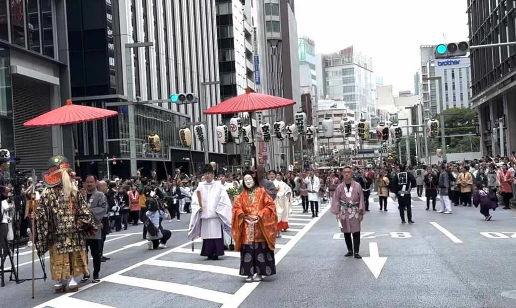  imperial procession Kyobashi - Nihonbashi 2024.6.9 (Sun)