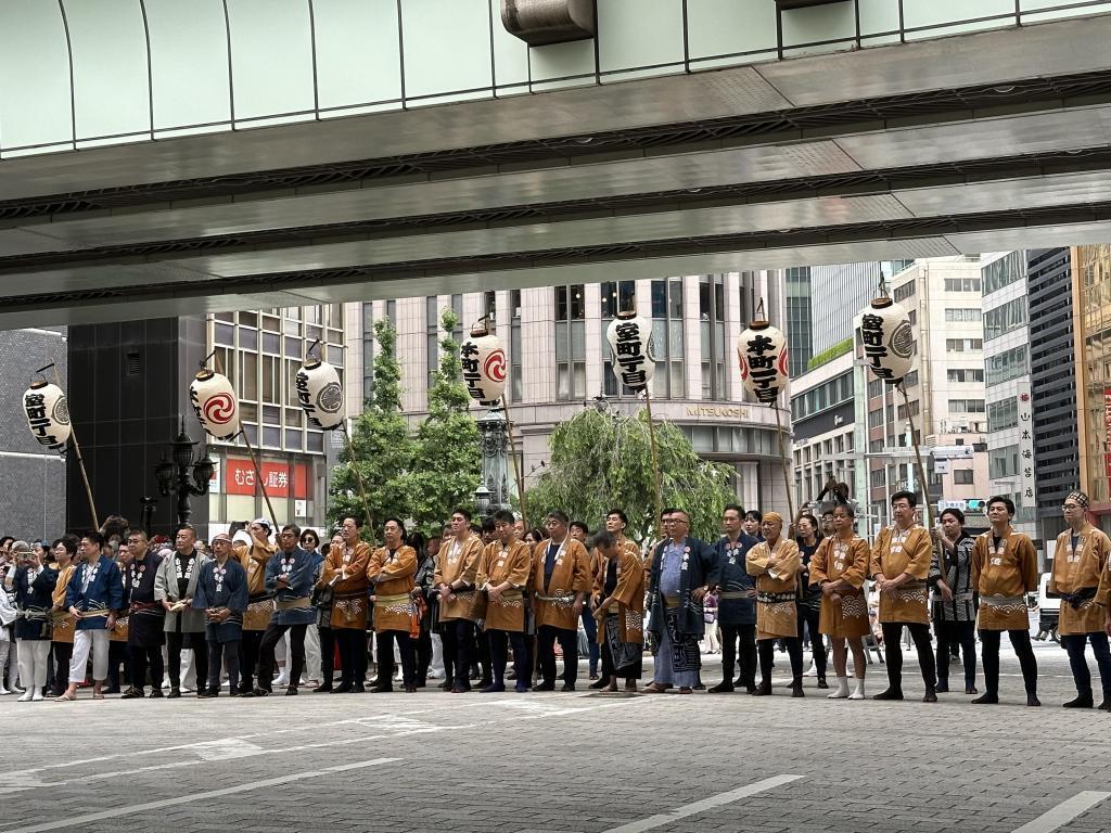  imperial procession Kyobashi - Nihonbashi 2024.6.9 (Sun)