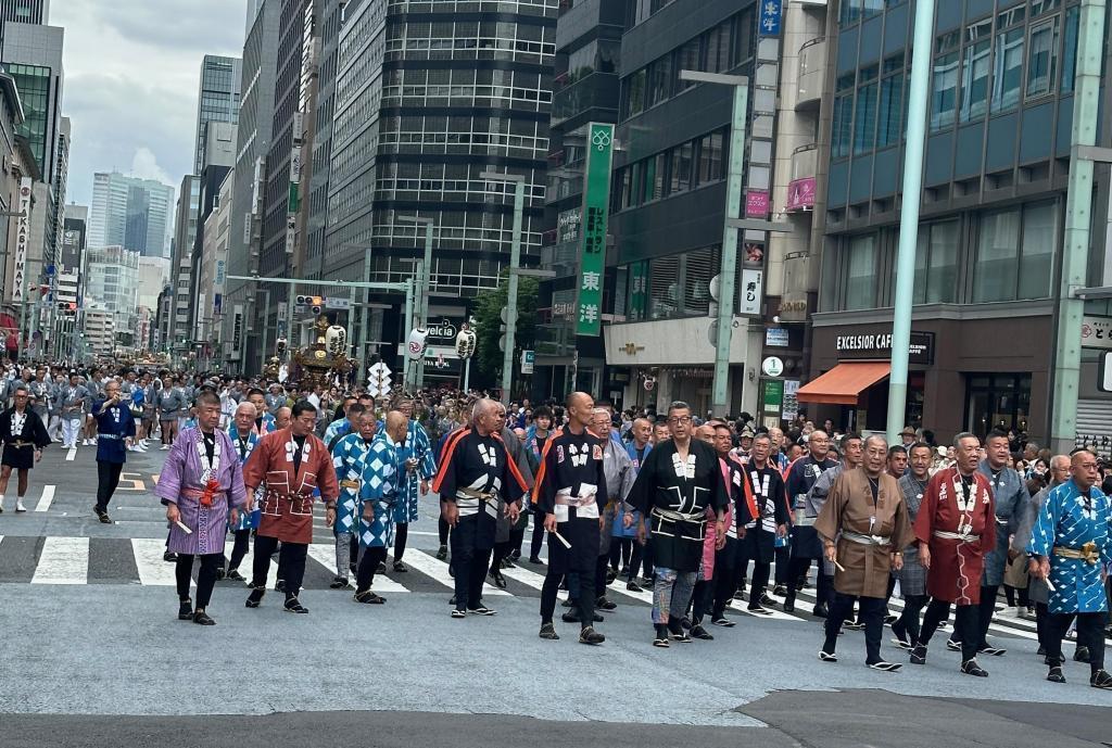  imperial procession Kyobashi - Nihonbashi 2024.6.9 (Sun)