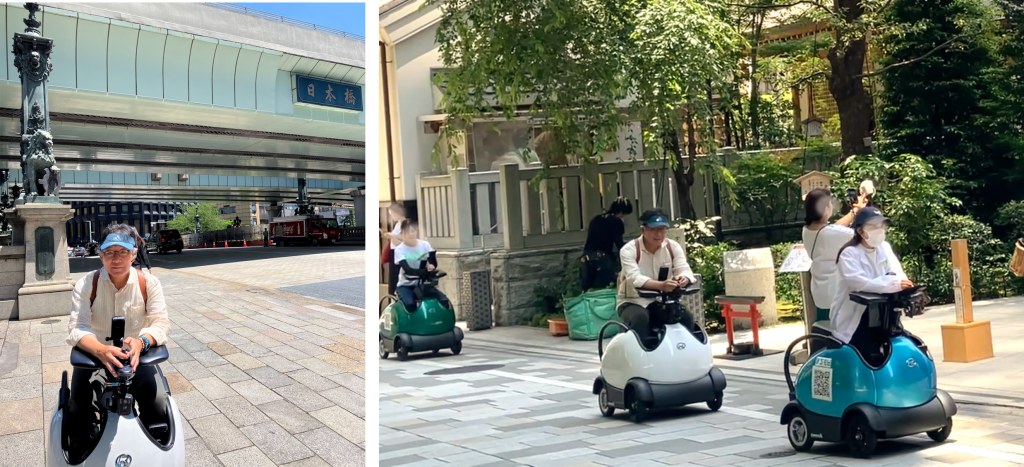  "Machi Mobi" experience! Riding on a lodem Nihonbashi tour