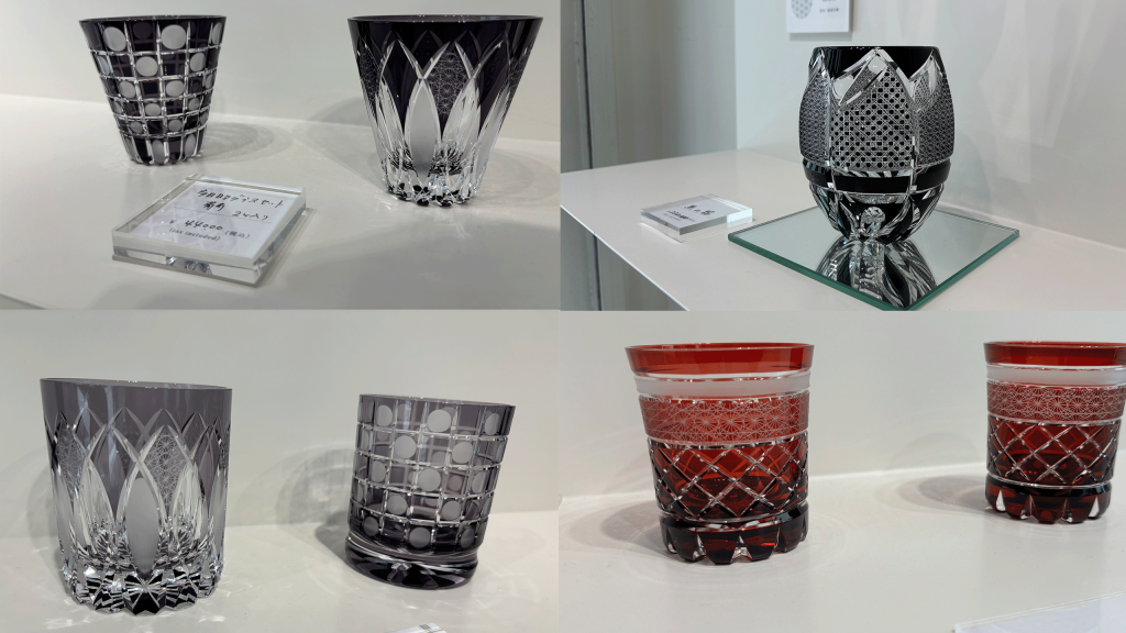  Edo Kiriko's Store Flower Glass