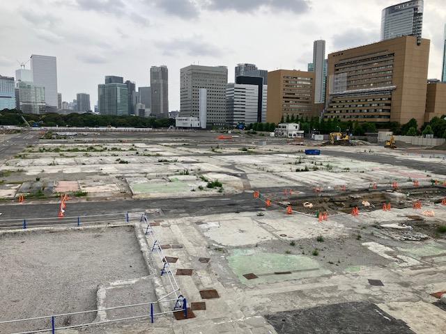  The current location of the former site of Tsukiji Market