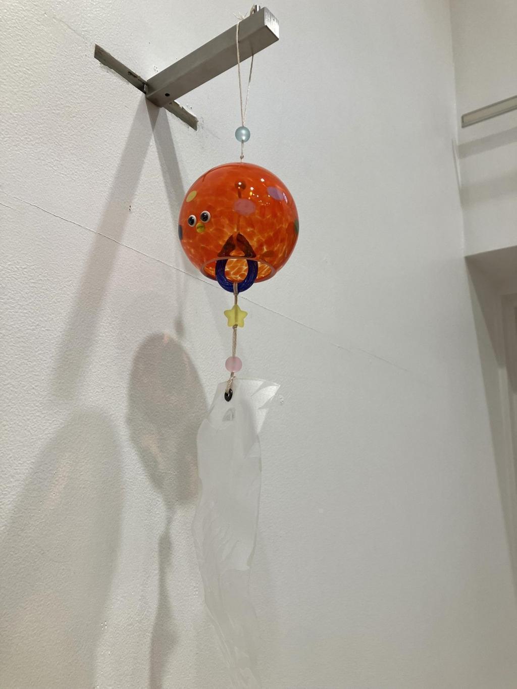 LittleMonsters wind chimes
8,800 yen Mori Hirami Glass Exhibition
 　ー Hot Summer Day ー
　　~ Nihonbashi Kiya Main Store izutuki~