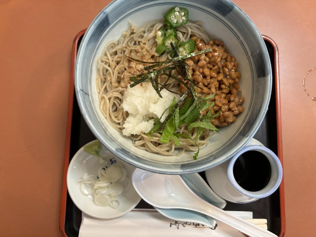 On hot days, natto soba is also Ryo Chuo-ku Soba Journey (4) Hatchobori Syogetsu