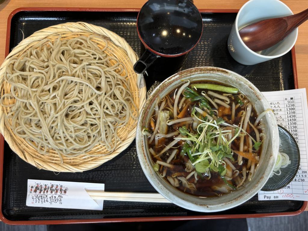 Morning "Choi Kamo Seiro" Healthy Tsukesoba Chuo-ku Soba Noriyuki (6) Nihonbashi Ningyocho Coarse Ground Soba Handmade Masayuki Fukuda