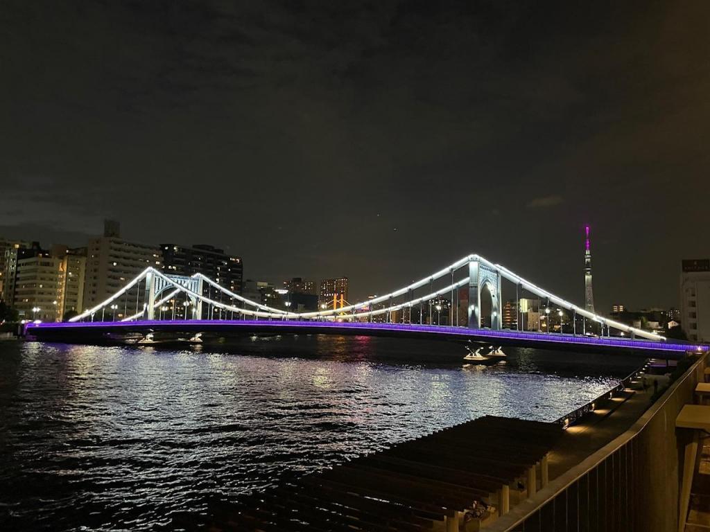  A sign of autumn and Kiyosu Bridge