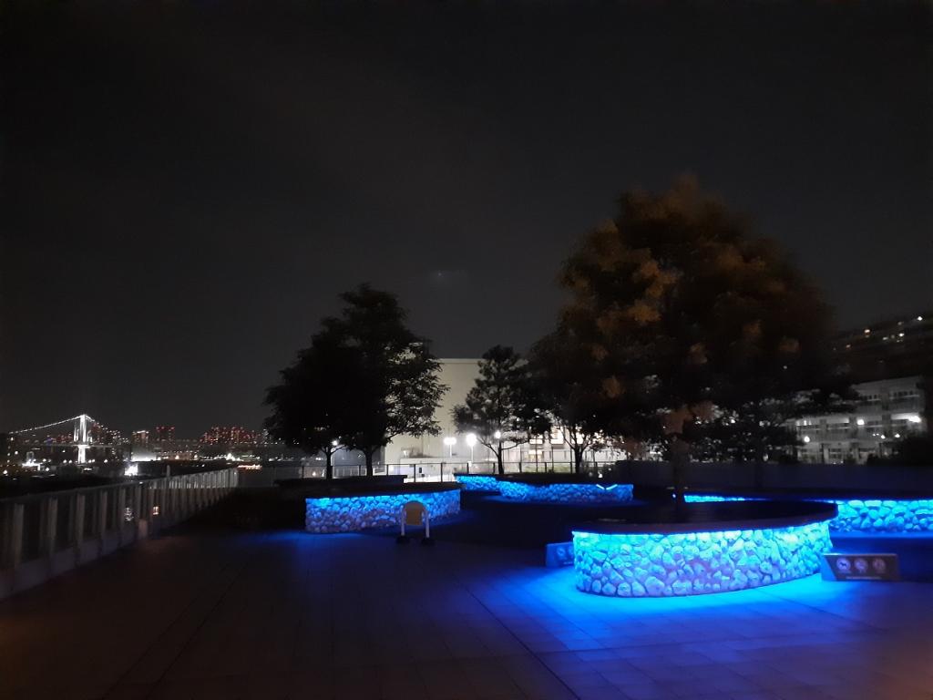  Other than residents can use it! A secret night view spot in an effective open space