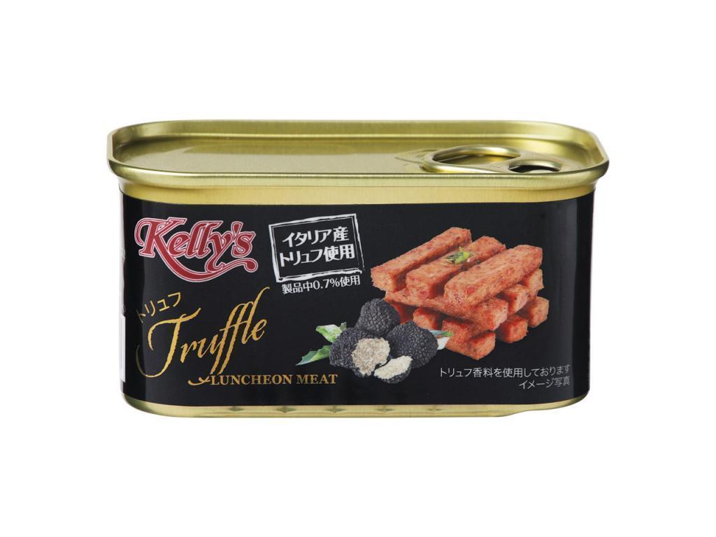 K & K Kelly's Luncheon Meet truffle
２００ｇ
850 yen (excluding tax)
Three types of “K & K Kelly’s Luncheon Meet” series are released for 36 months.
　　ROJI Nihonbashi, head office of Kokubun Group