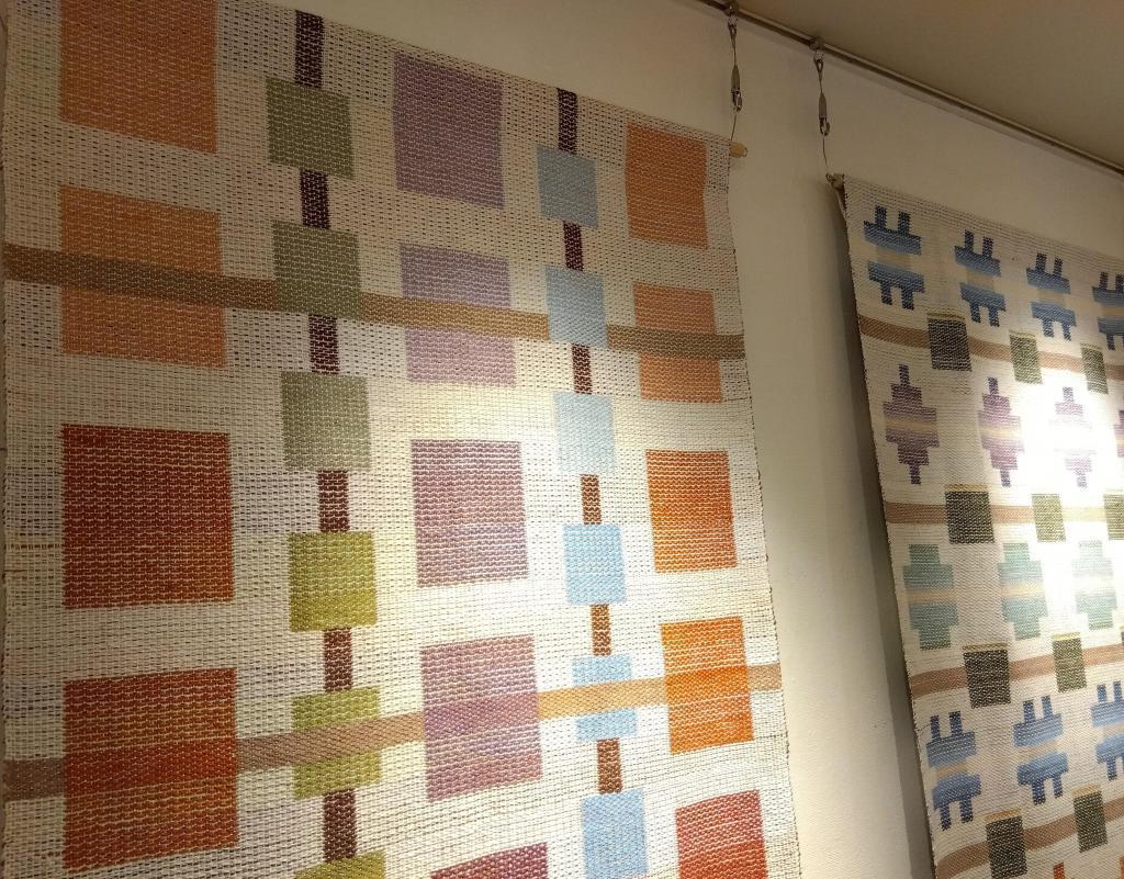 From now on, Hiroko Koda weaving exhibition "Living with Weaving" with a soft warm color system.
