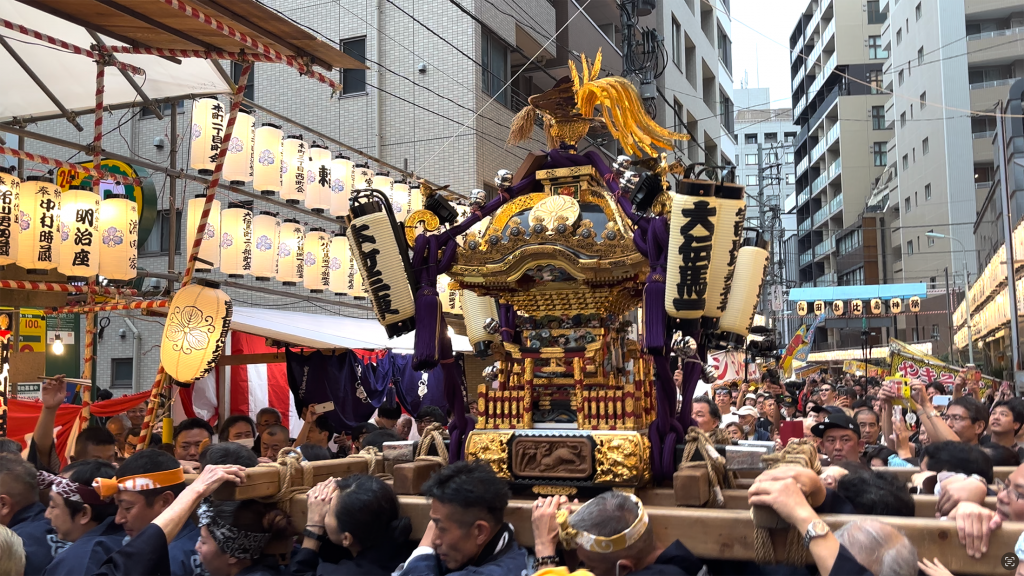 On the first night, portable shrine walks around Honmachi and Otemmacho. Thank you for visiting Bettara City 2024.