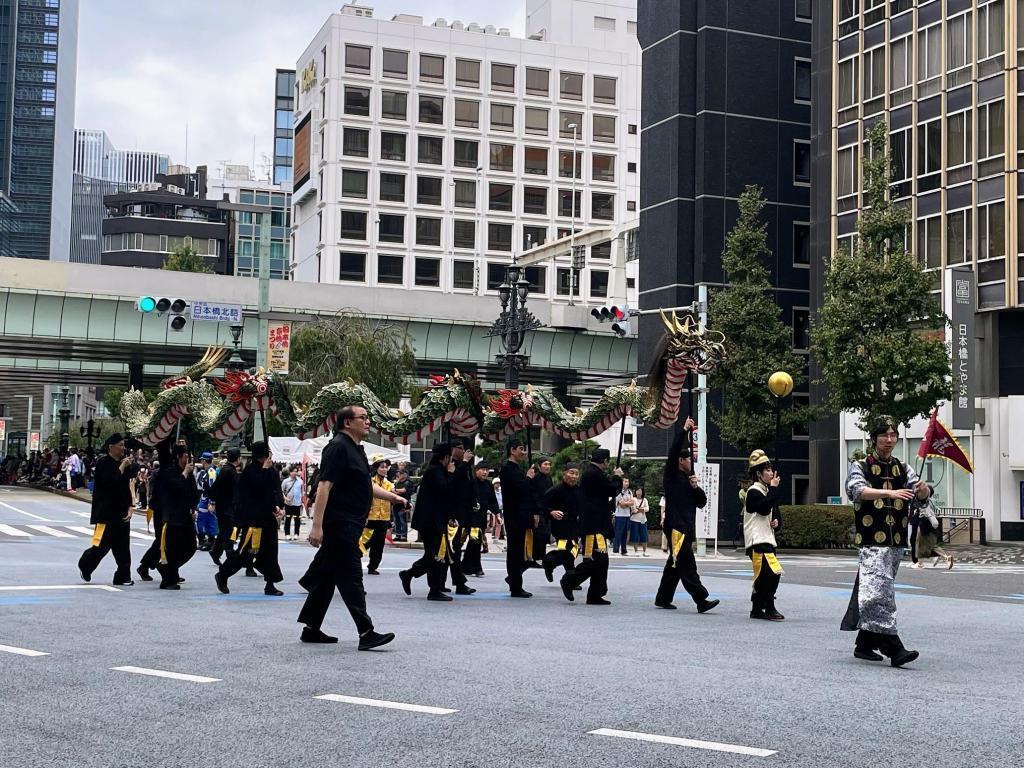 Toryu Club (Nagasaki Prefecture) 51st Nihonbashi Kyobashi Festival-Country Traffic Parade and Country Traffic City-