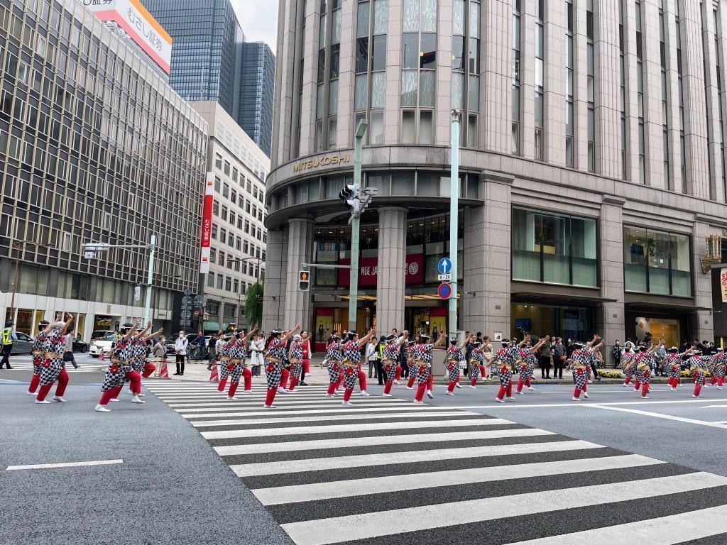 Edo Geishare Sakuragawa Irifune Renchu (Tokyo) 51st Nihonbashi Kyobashi Festival-Countries Traffic Parade and Country Traffic Market-