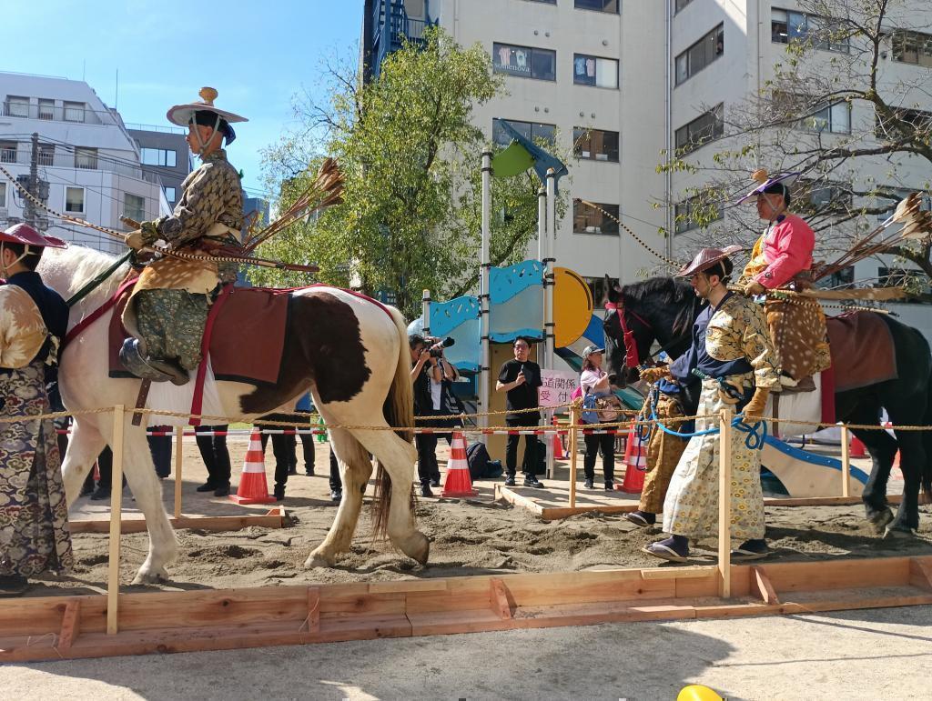  OH！ Edo Tokyo Festival "You can see Yabusame in Chuo-ku! Was a lucky first experience! At Horidome Children's Park