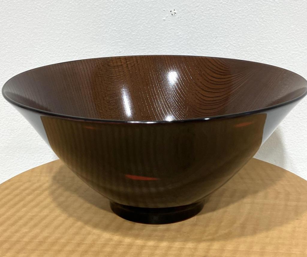 Masataka Tsuji (Sataka Tsujima) Ramen bowl (black x red)
36.300 yen Exhibition of works by Wajima craftsmen for the future of Wajima
　　~ Nihonbashi Kiya Main Store izutuki~