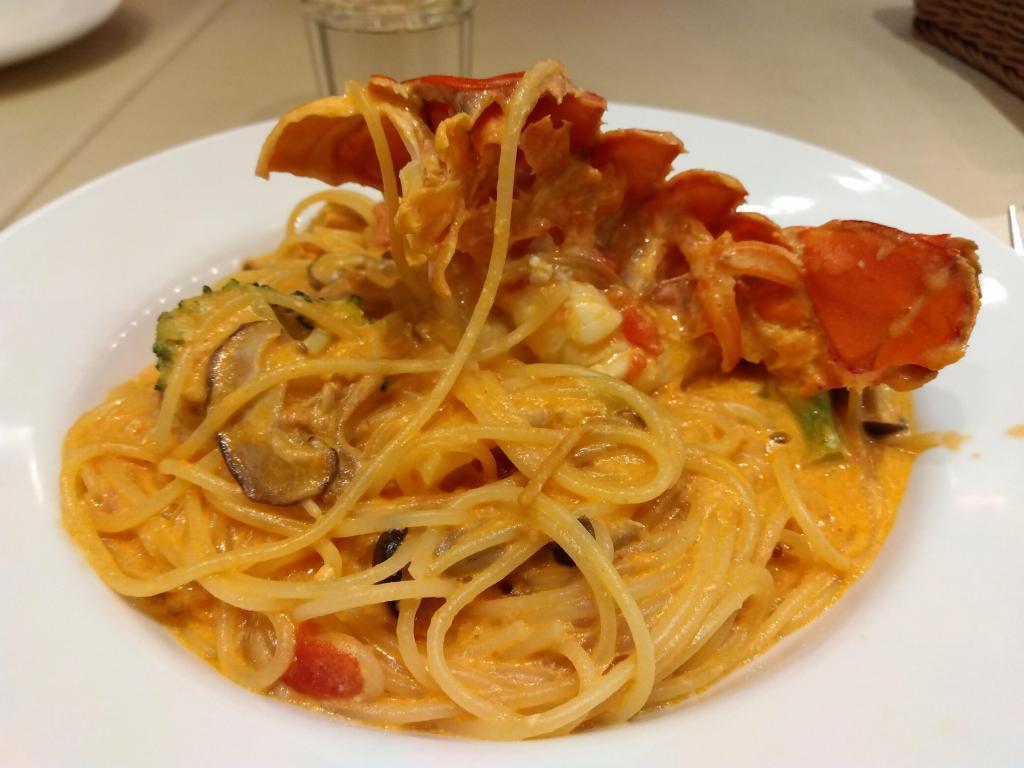 Omar shrimp tomato cream sauce TRATTORIA Italia Italian gourmet & wine shop Ginza store