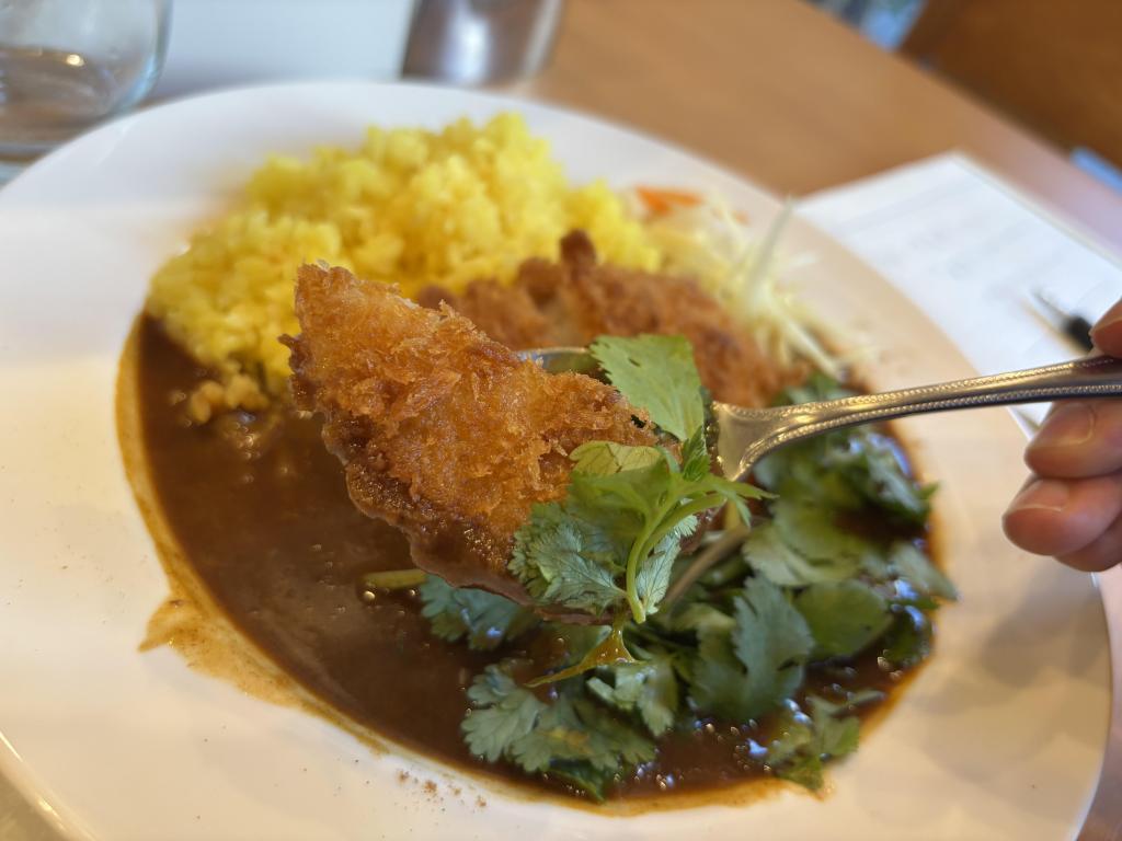 [Sangen pork cutlet] The cutlet is also excellent, and goes well with specialty curry New Open Hatchobori Western restaurant Pupre