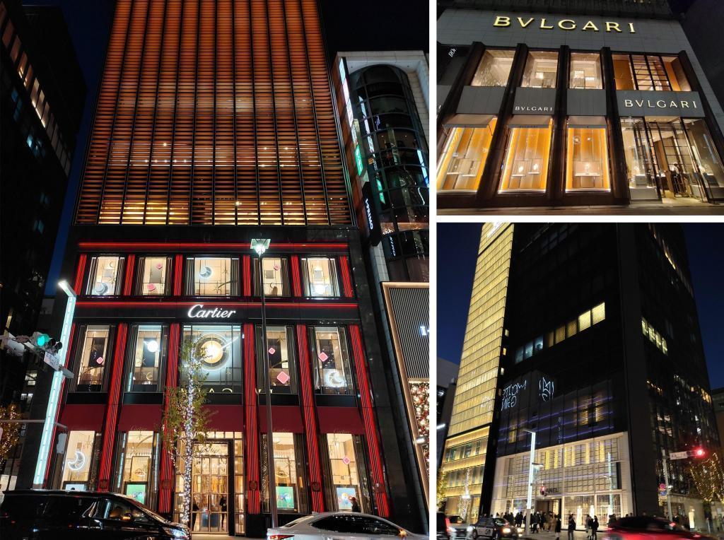 What are the illuminations at the brand intersection? Ginza shining with illuminations with Nebuta Santa