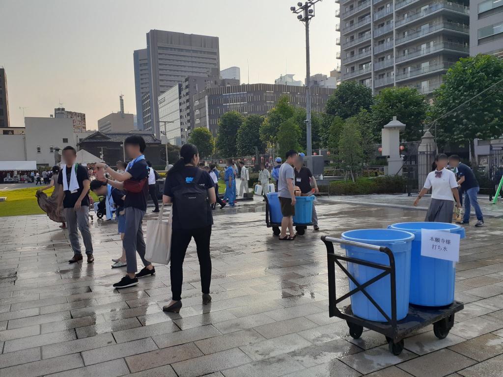  "Tsukiji Honganji Noryo Bon Dance Festival" Eco Volunteer Report