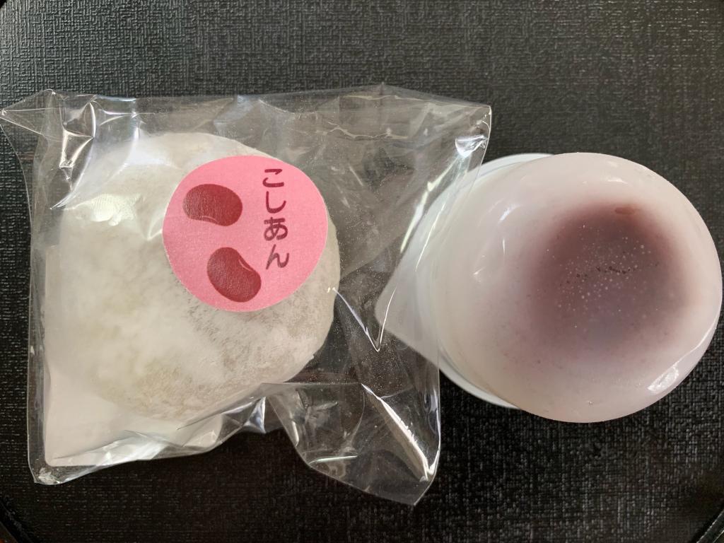 Summer limited-Mizumanju and Cooled Daifuku Mihara Domoto store-With Suitengu-sama