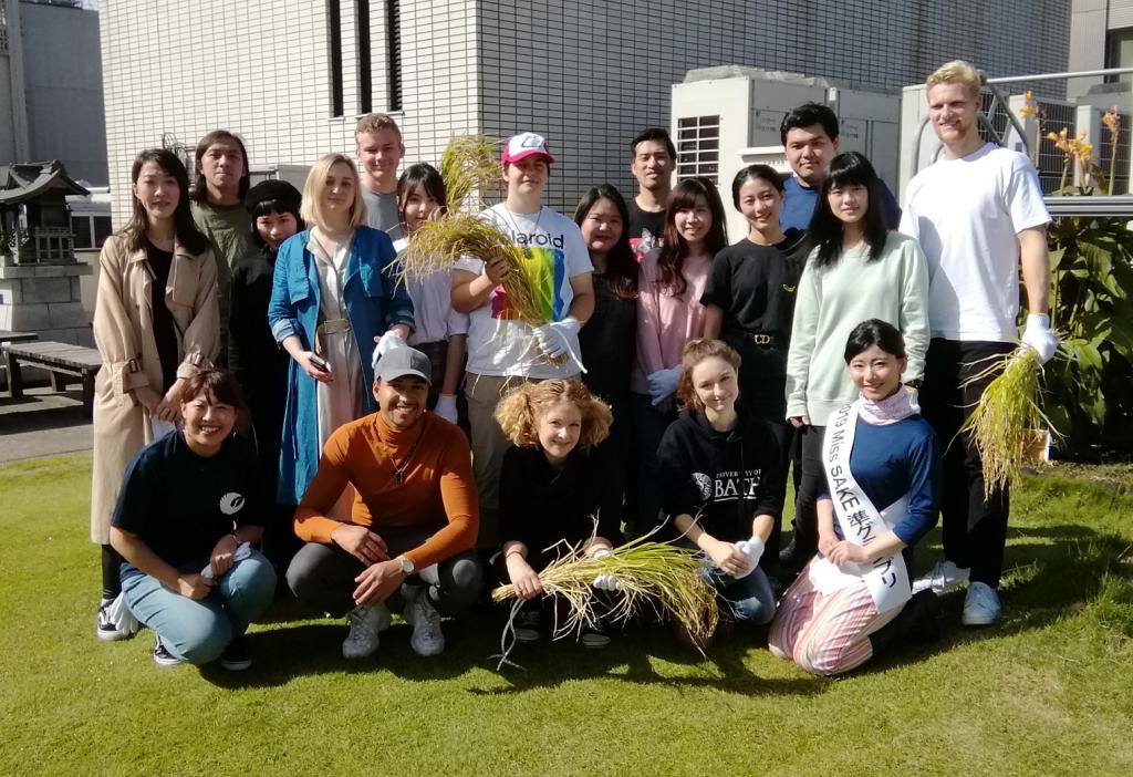  2019 Hakutsuru Ginza Tenku Rice Harvesting
　~ Hakutsuru Sake Brewery ~