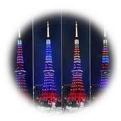  Tokyo Tower "Celebration of His Majesty the Emperor" Special Light Up