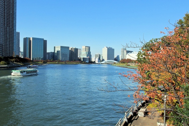  Aioi Bridge is a bridge on the Sumida River.