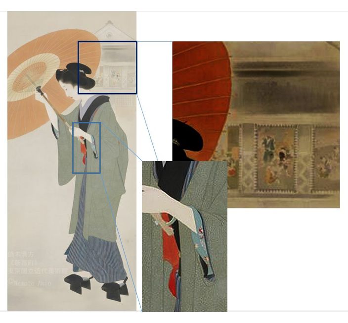 Kiyokata Kaburagi's "Shintomicho" Kaburagi Kiyokata_Phantom "Tsukiji Akashicho" Special Open House at the National Museum of Modern Art, Tokyo (until 2019.12.15)