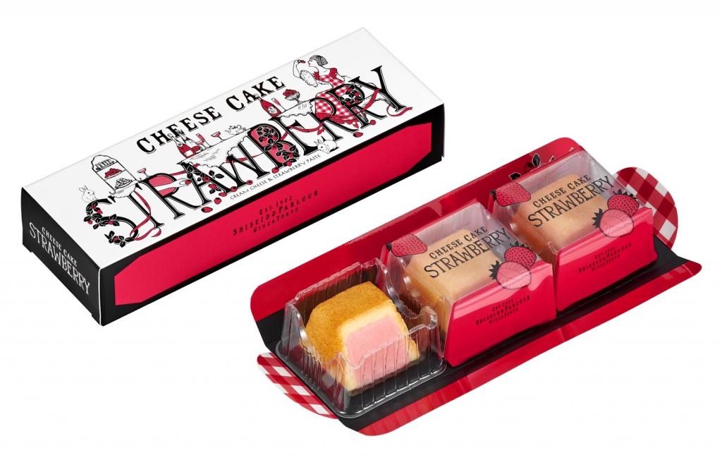 Winter cheesecake (strawberry) 3 pieces 918 yen (tax included) 6 pieces 1,836 yen (tax included) Annual seasonal product Winter cheesecake (strawberry), winter hand-baked cheesecake (strawberry)
　-Shiseido Parlour~