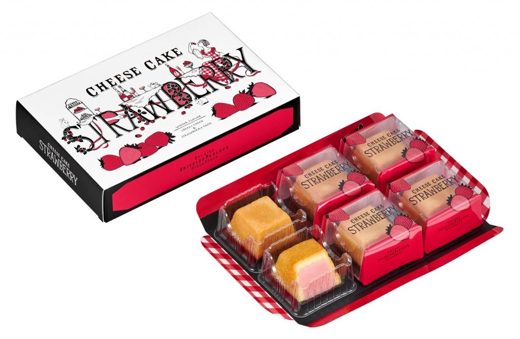  Annual seasonal product Winter cheesecake (strawberry), Winter hand-baked cheesecake (strawberry)-Shiseido Parlour-