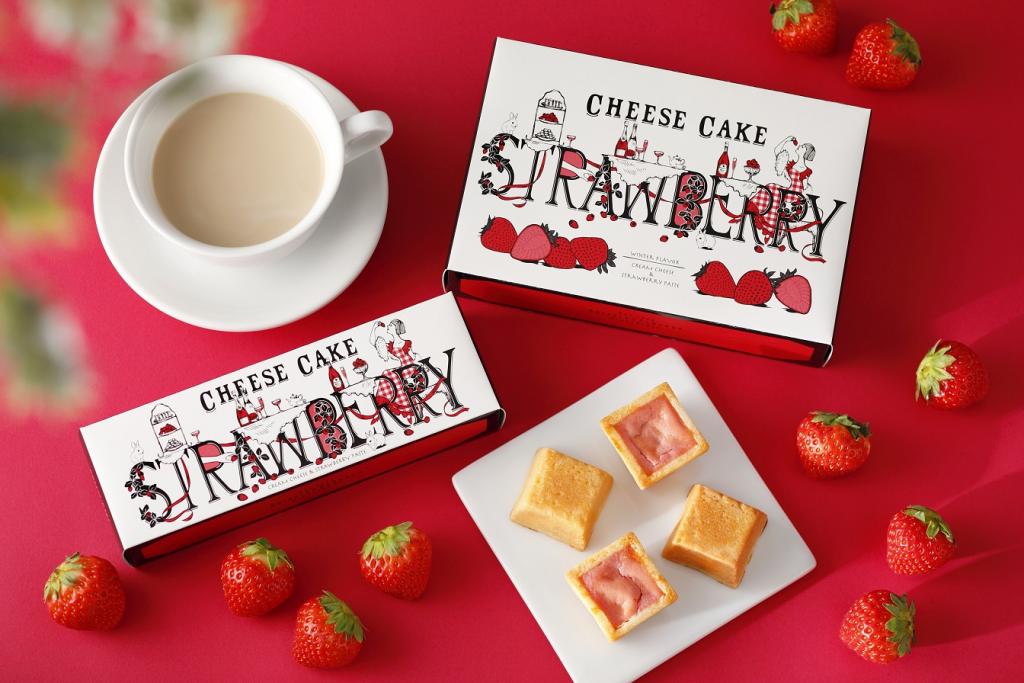 Package: annual seasonal product Winter cheesecake (strawberry), winter hand-baked cheesecake (strawberry)
　-Shiseido Parlour~