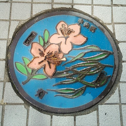  The sidewalk in Chuo-ku is interesting! 31 [Manhole]